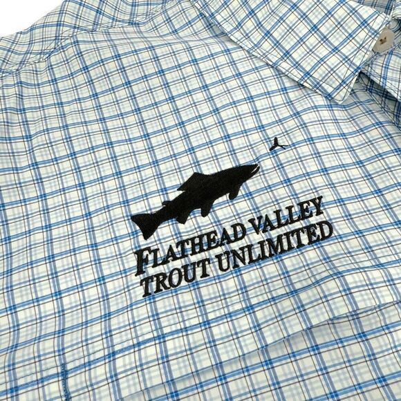 NEW Simms Men's Stone Cold LS Fishing Shirt Sky Nightfall Retro Plaid XL - Picture 10 of 16